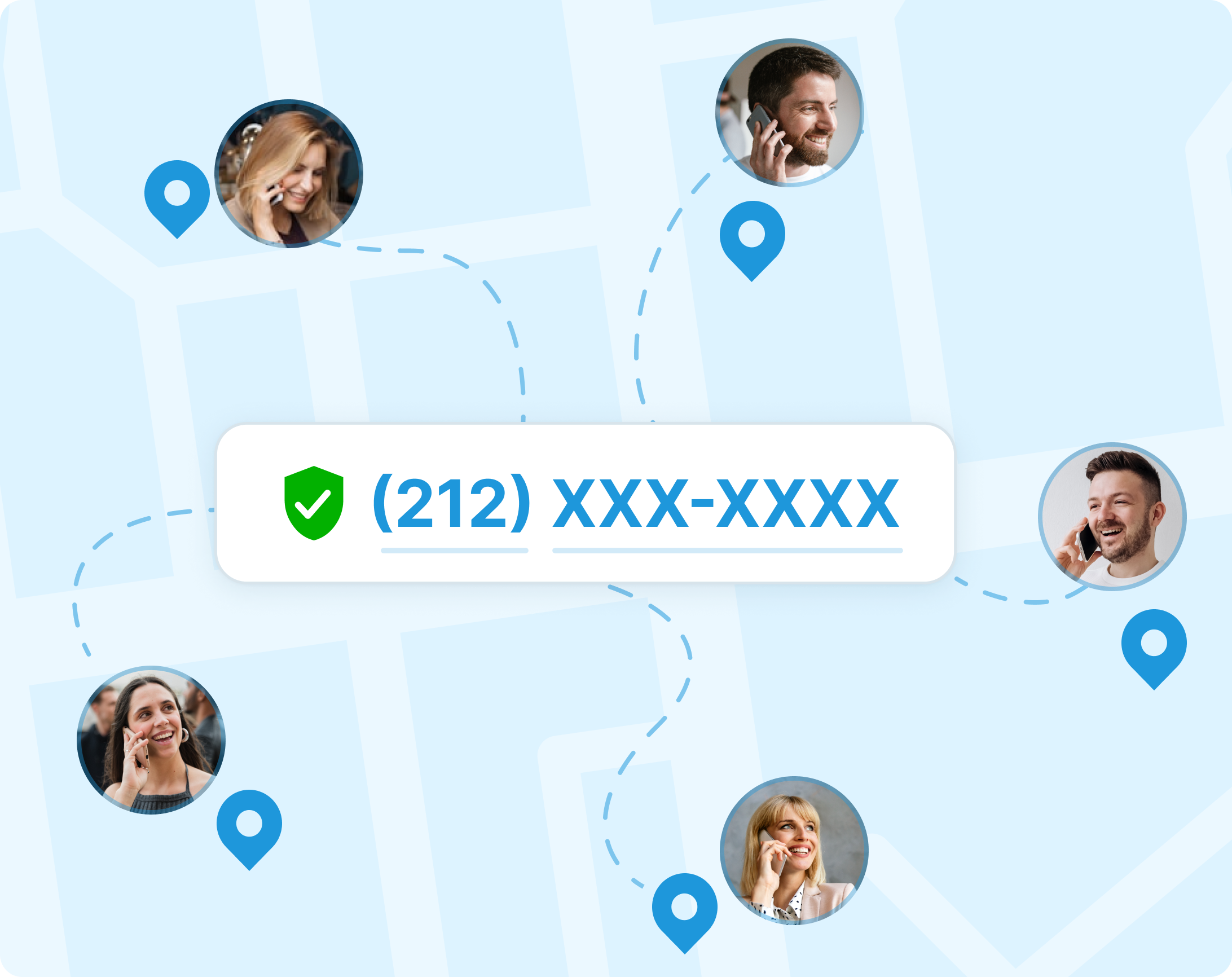 People calling to each other