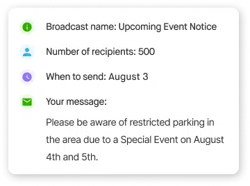 Retirement Community Text Alert