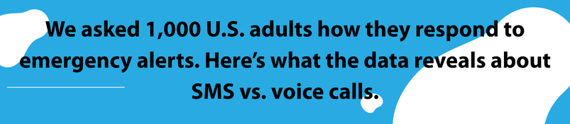 SMS vs Voice for Emergency Alerts